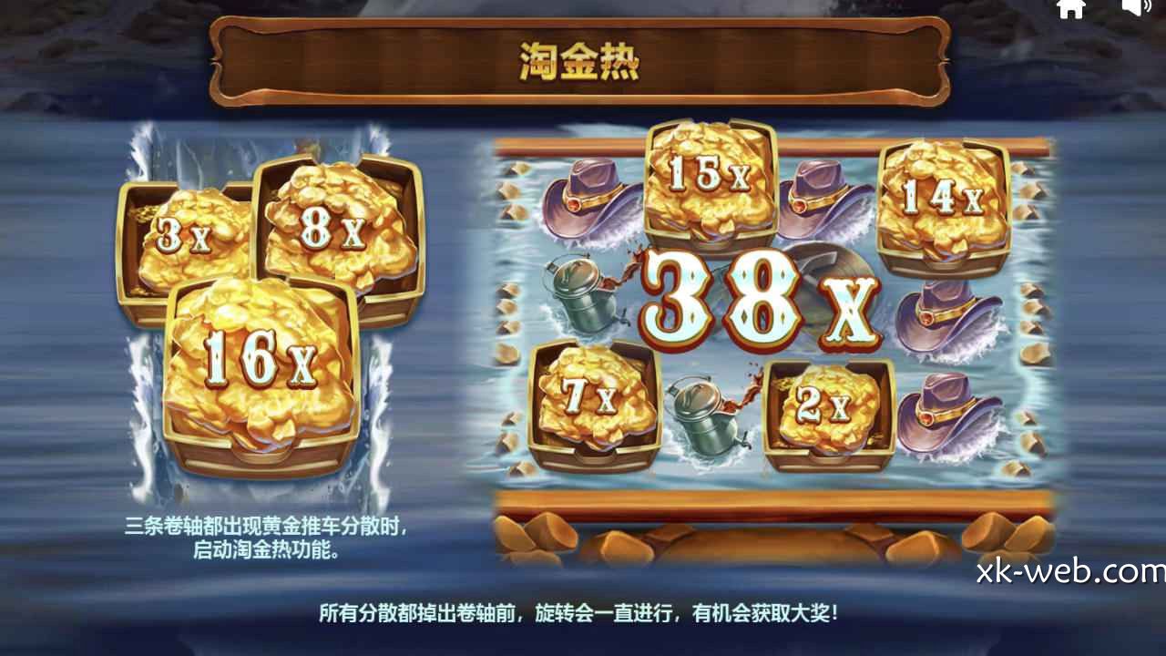 星空体育 | RED TIGER淘金老虎机淘金热功能
